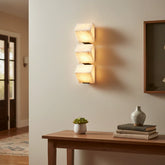 Alabaster Staircase Wall Lamp