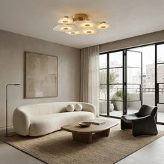 Alabaster Petal Ceiling Light