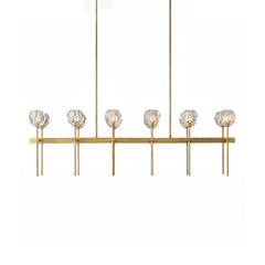 Crystal Ball Linear Chandelier