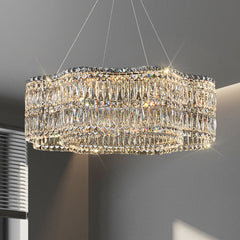 Modern Floral K9 Crystal Chandelier