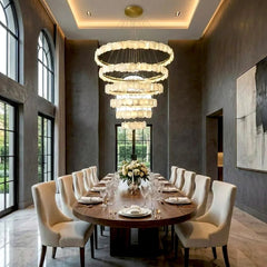 Tiered Alabaster Chandelier