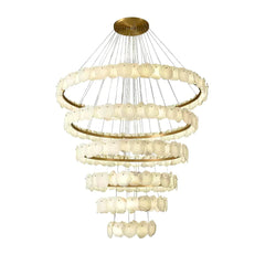 Tiered Alabaster Chandelier