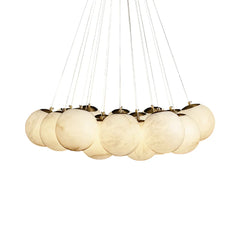 Alabaster Balls Chandelier