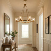 Demare Halo Crystal Ring Chandelier