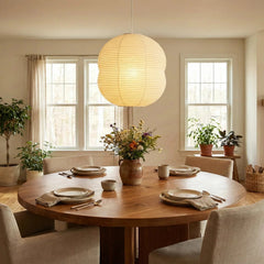 Akari Double Hemispherical Pendant Light