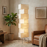 Akari Rectangular Stacked UF4-L10 Floor Lamp
