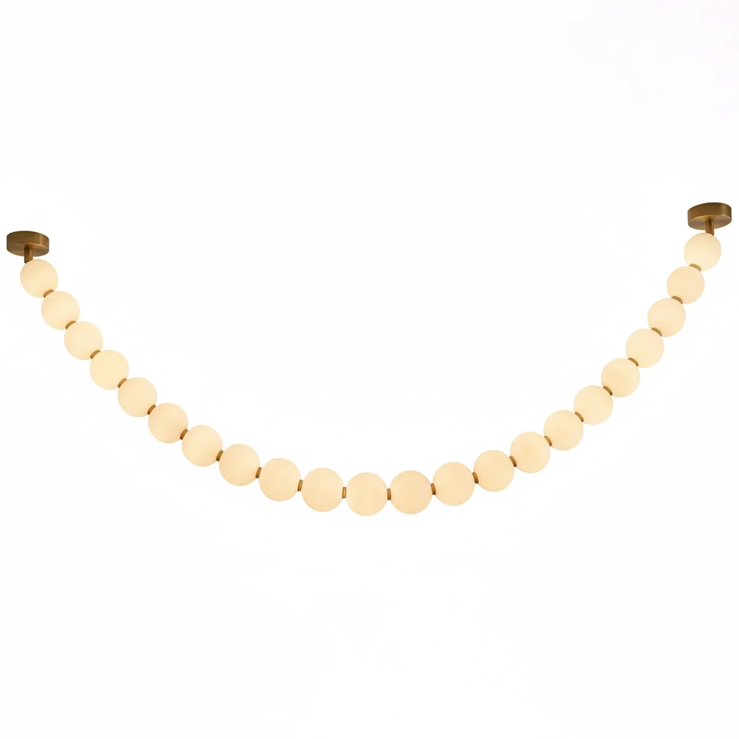 Dazzling Pearl Necklace Chandelier