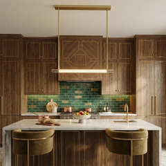 Audubon Crystal-Glow Multi-Bar Linear Chandelier