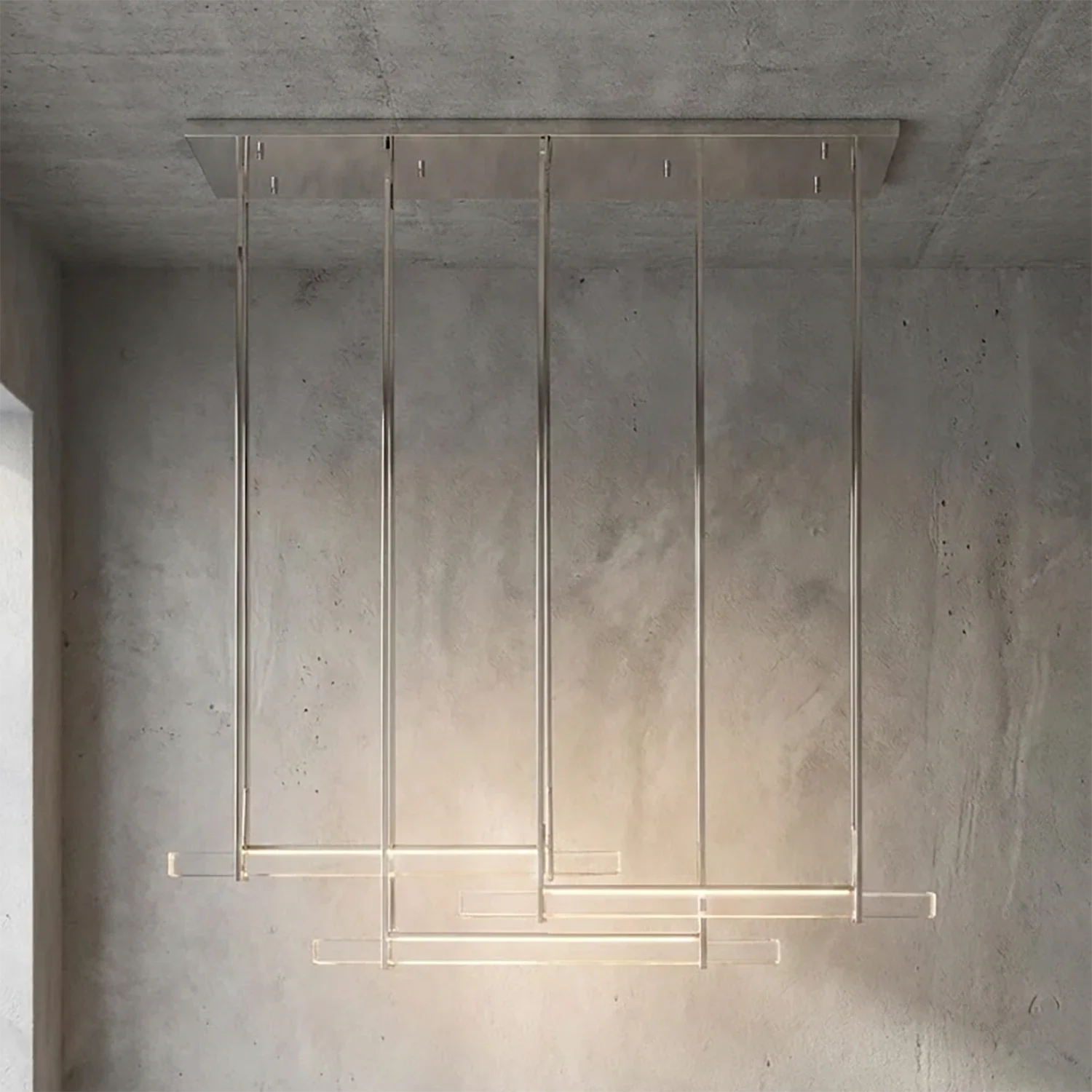 Audubon Crystal-Glow Multi-Bar Linear Chandelier