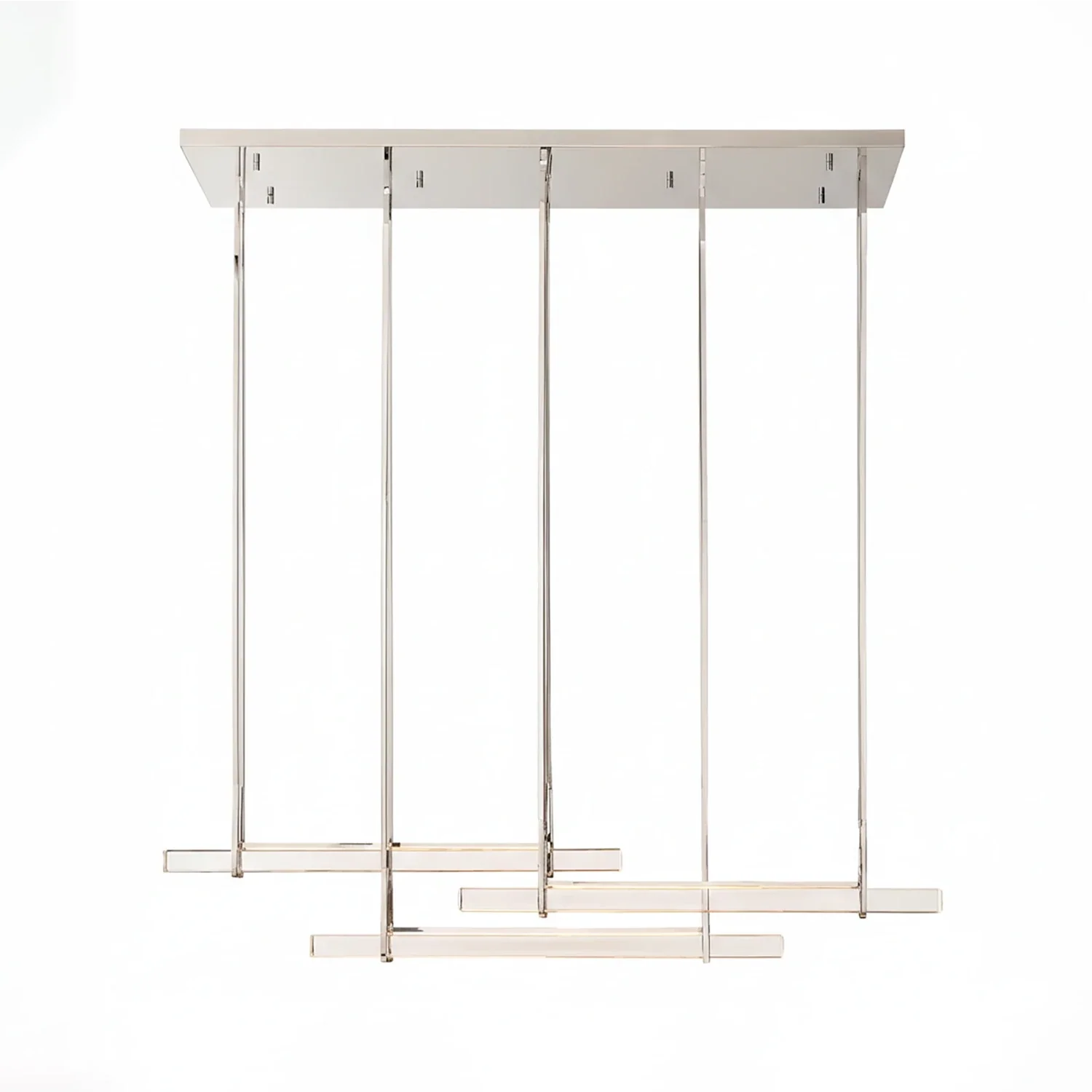 Audubon Crystal-Glow Multi-Bar Linear Chandelier