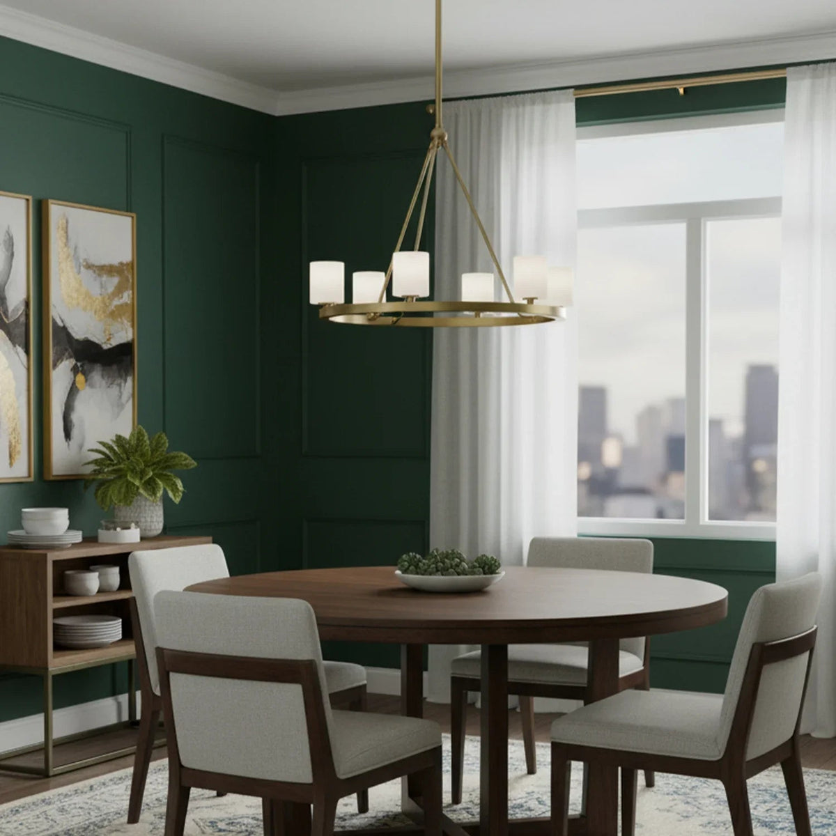 Aragon Light Alabaster Chandelier