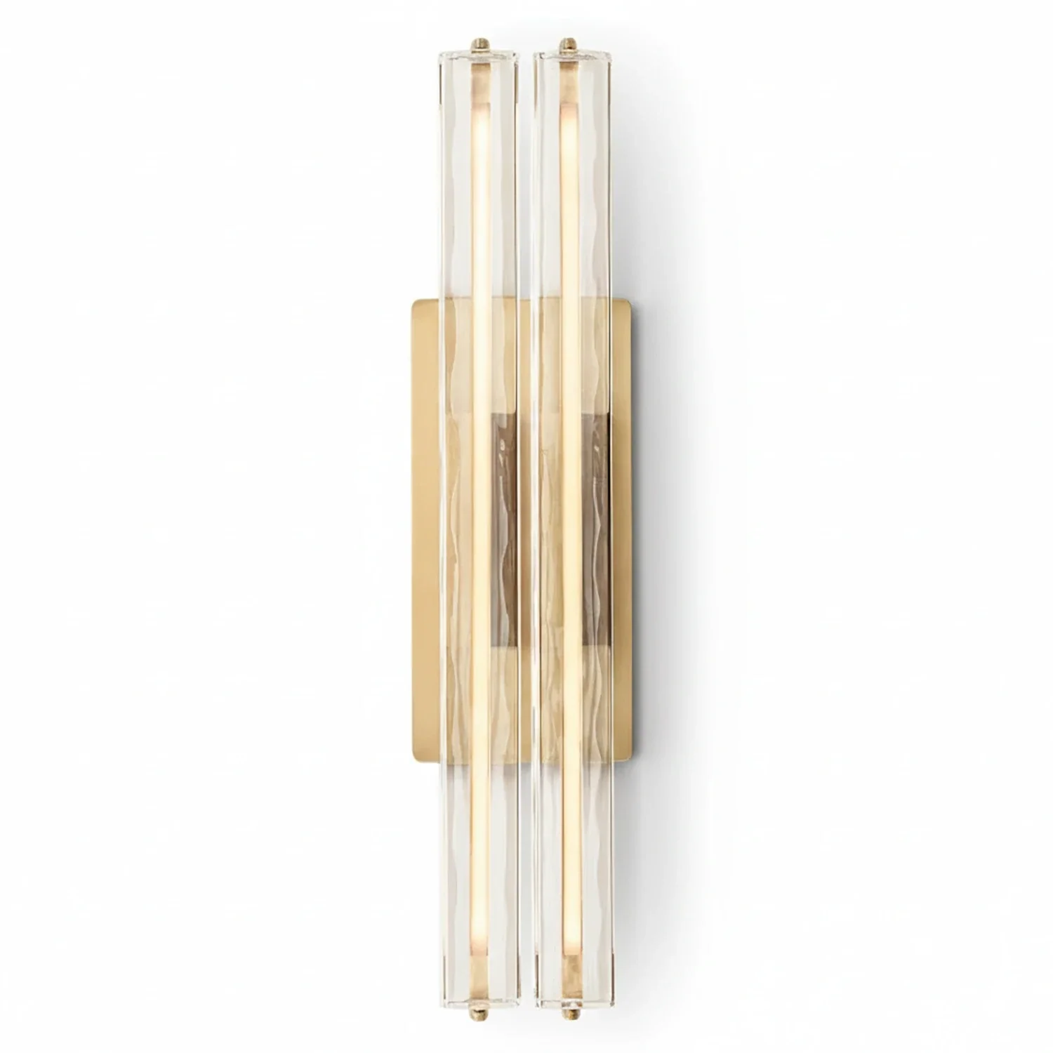 Audubonne Minimalist Crystal Column Sconce