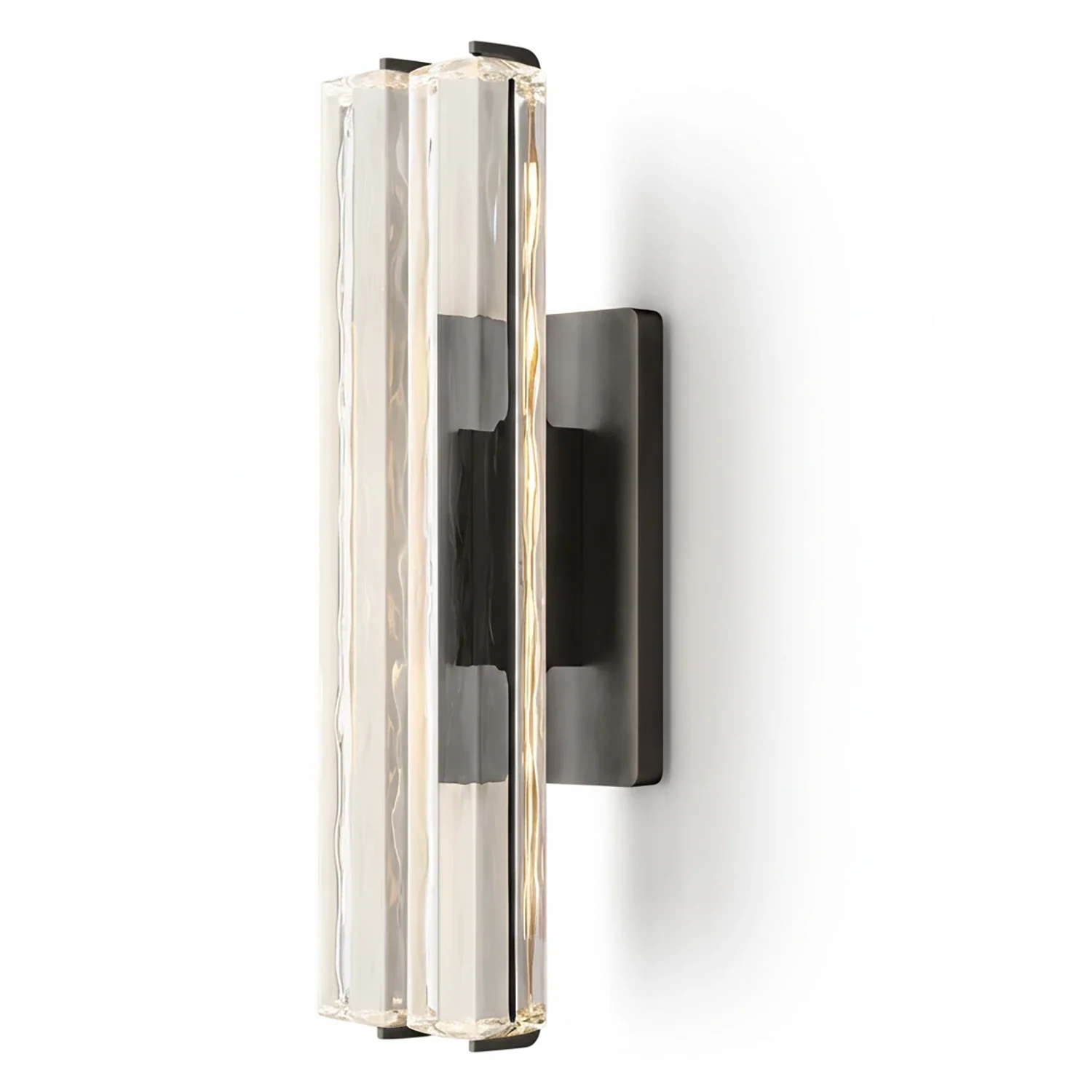 Audubonne Minimalist Crystal Column Sconce