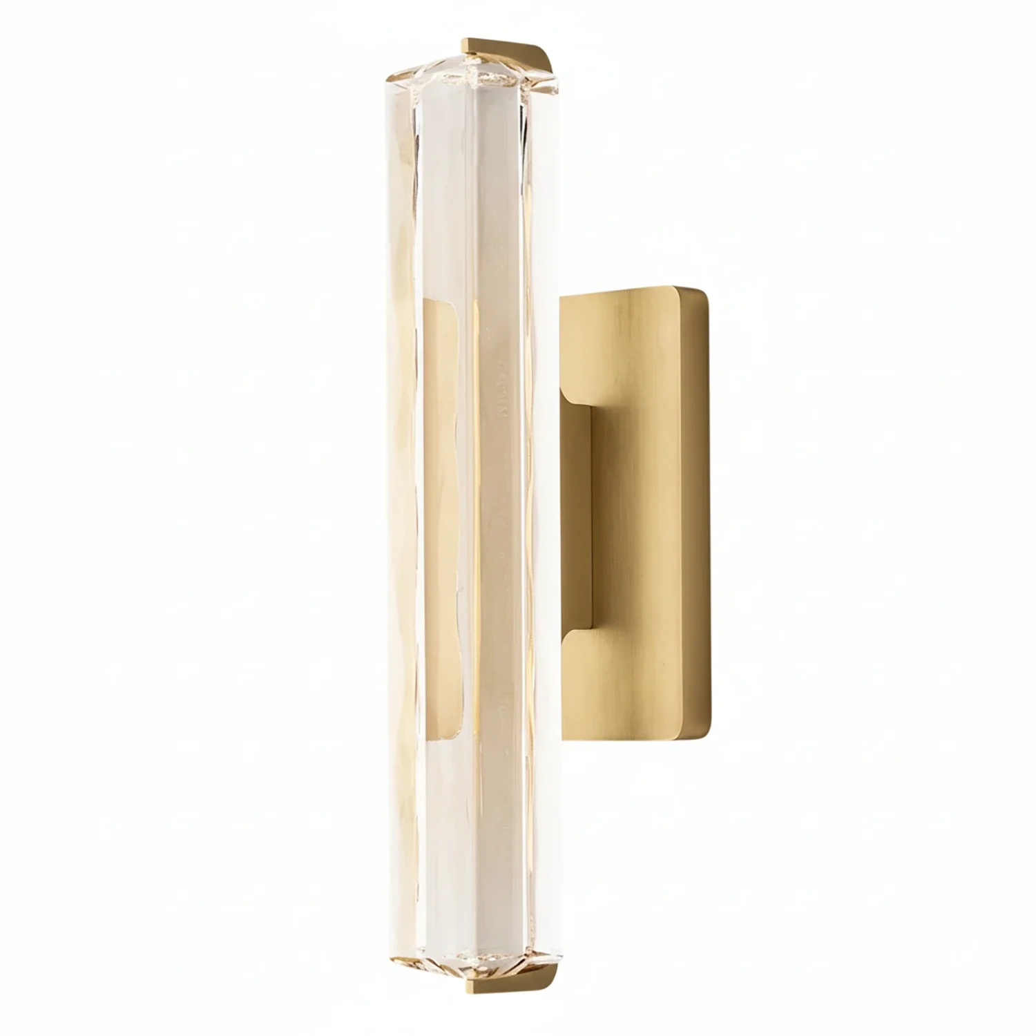 Audubonne Minimalist Crystal Column Sconce