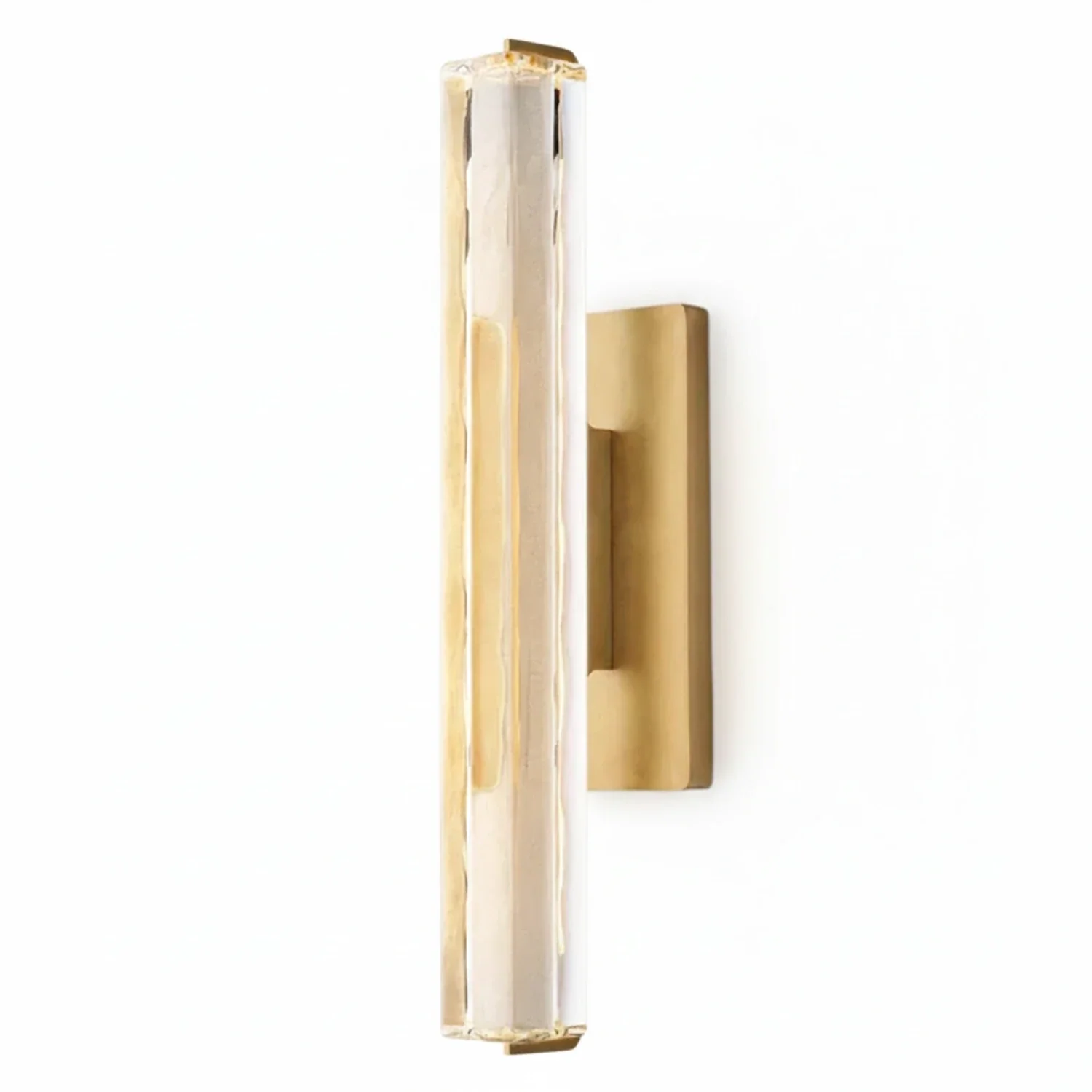 Audubonne Minimalist Crystal Column Sconce