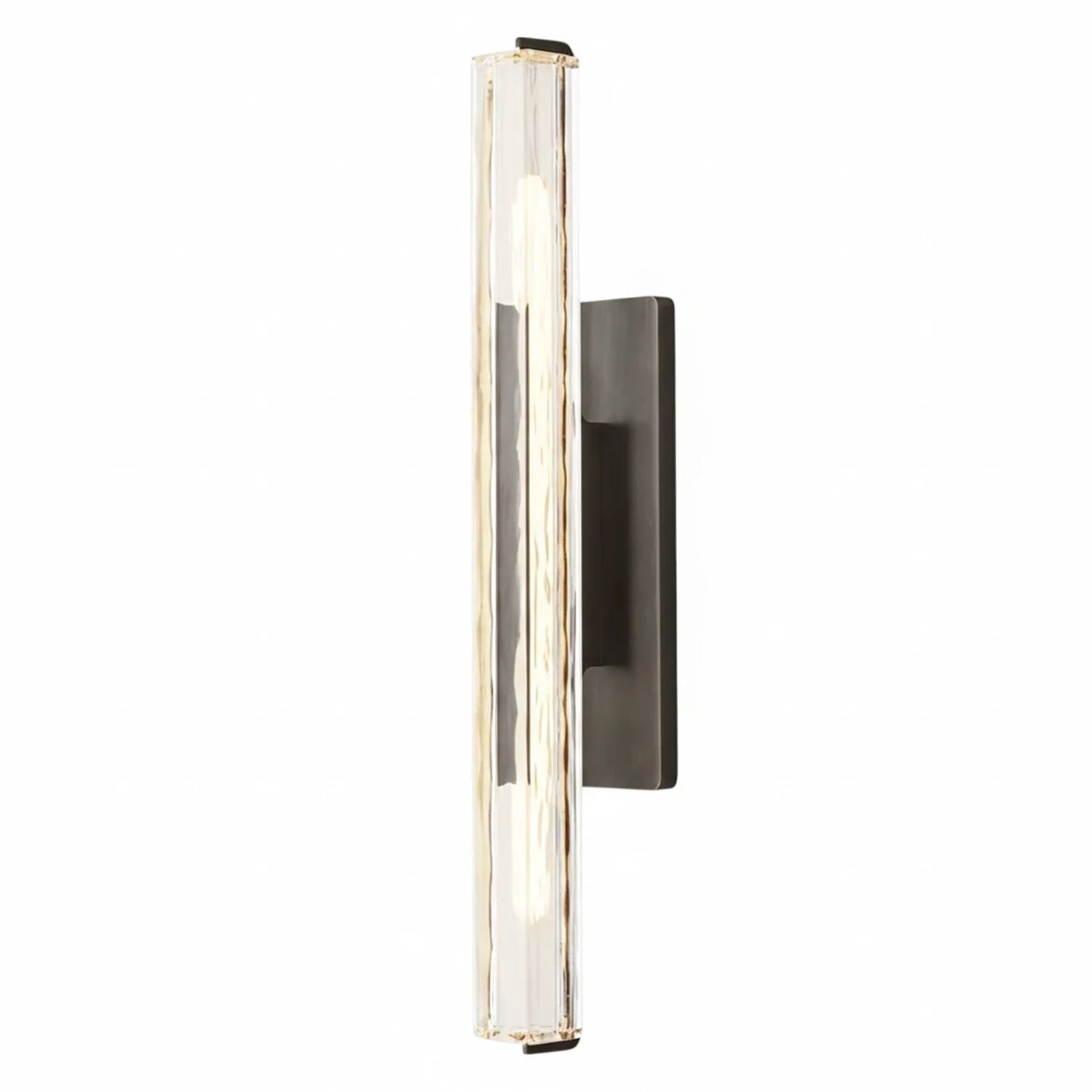 Audubonne Minimalist Crystal Column Sconce