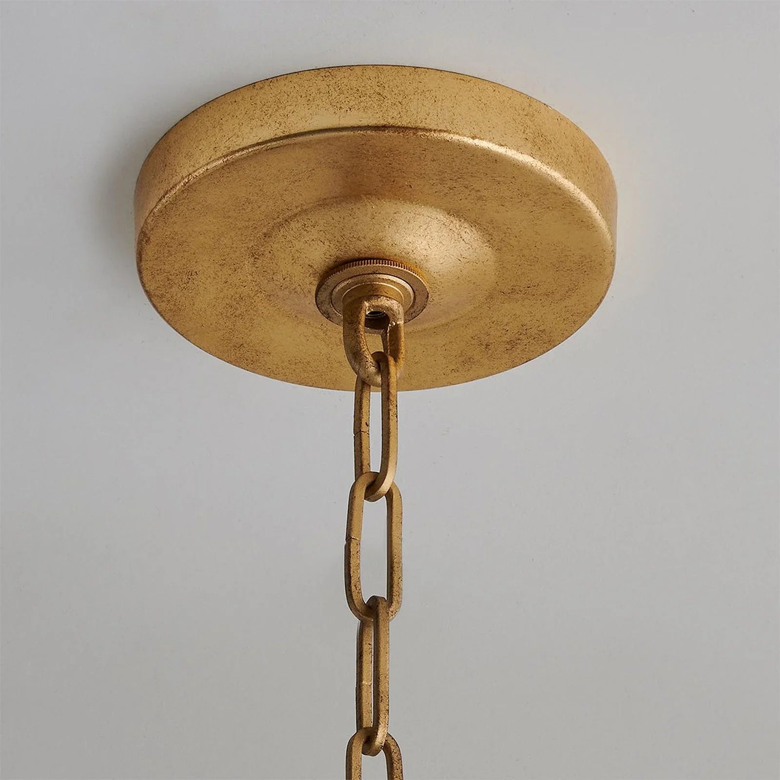 Cartagena Vintage Gold Leaf Chandelier