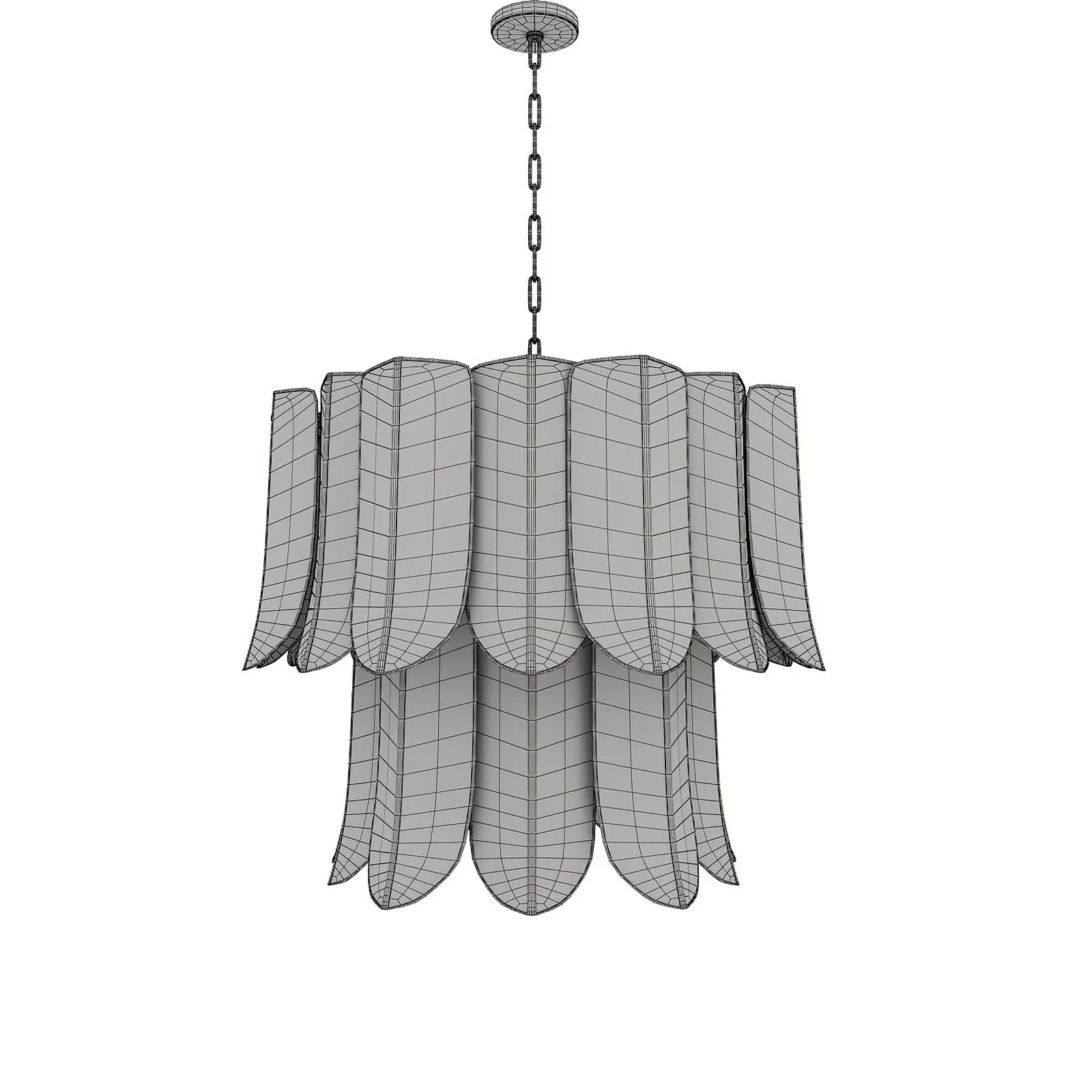 Cartagena Vintage Gold Leaf Chandelier