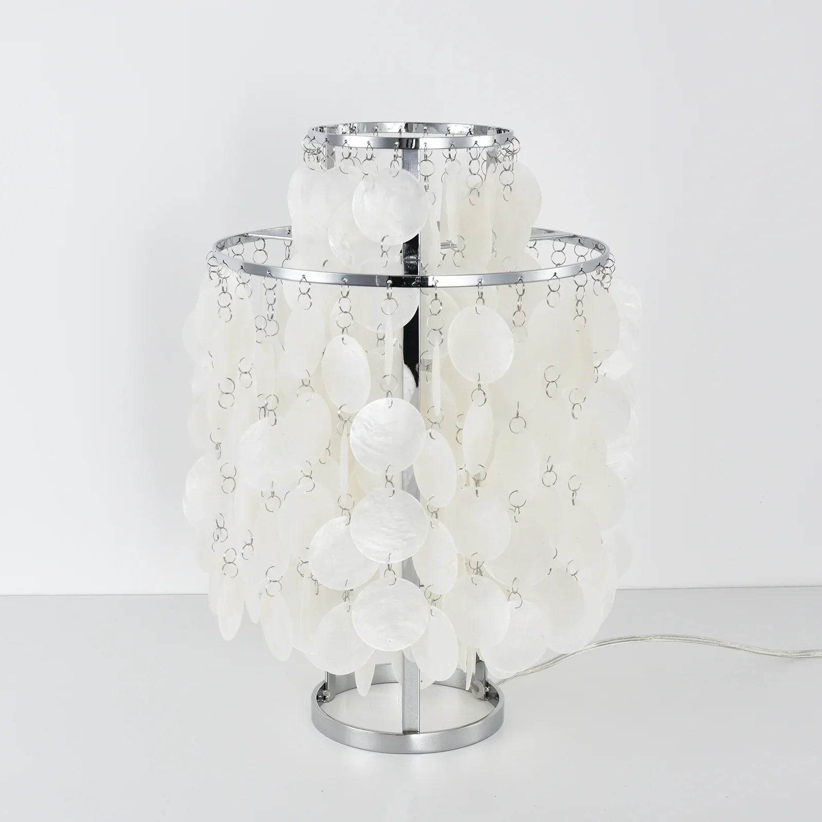 Double Layer Shell Table Lamp