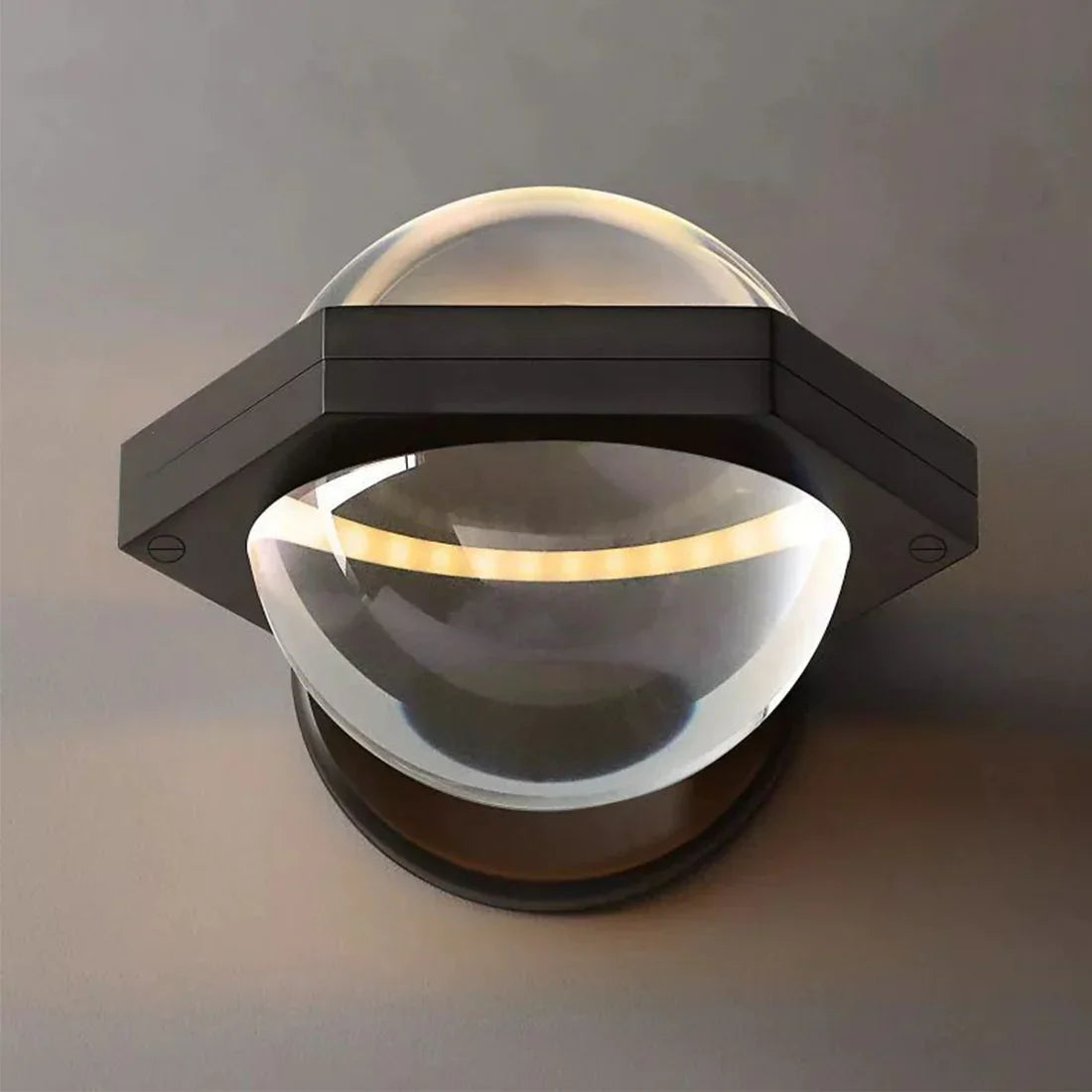 Genius LED Crystal Orb Wall Sconce