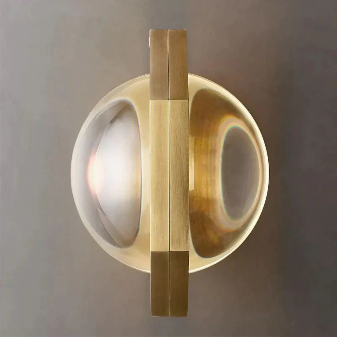 Genius LED Crystal Orb Wall Sconce