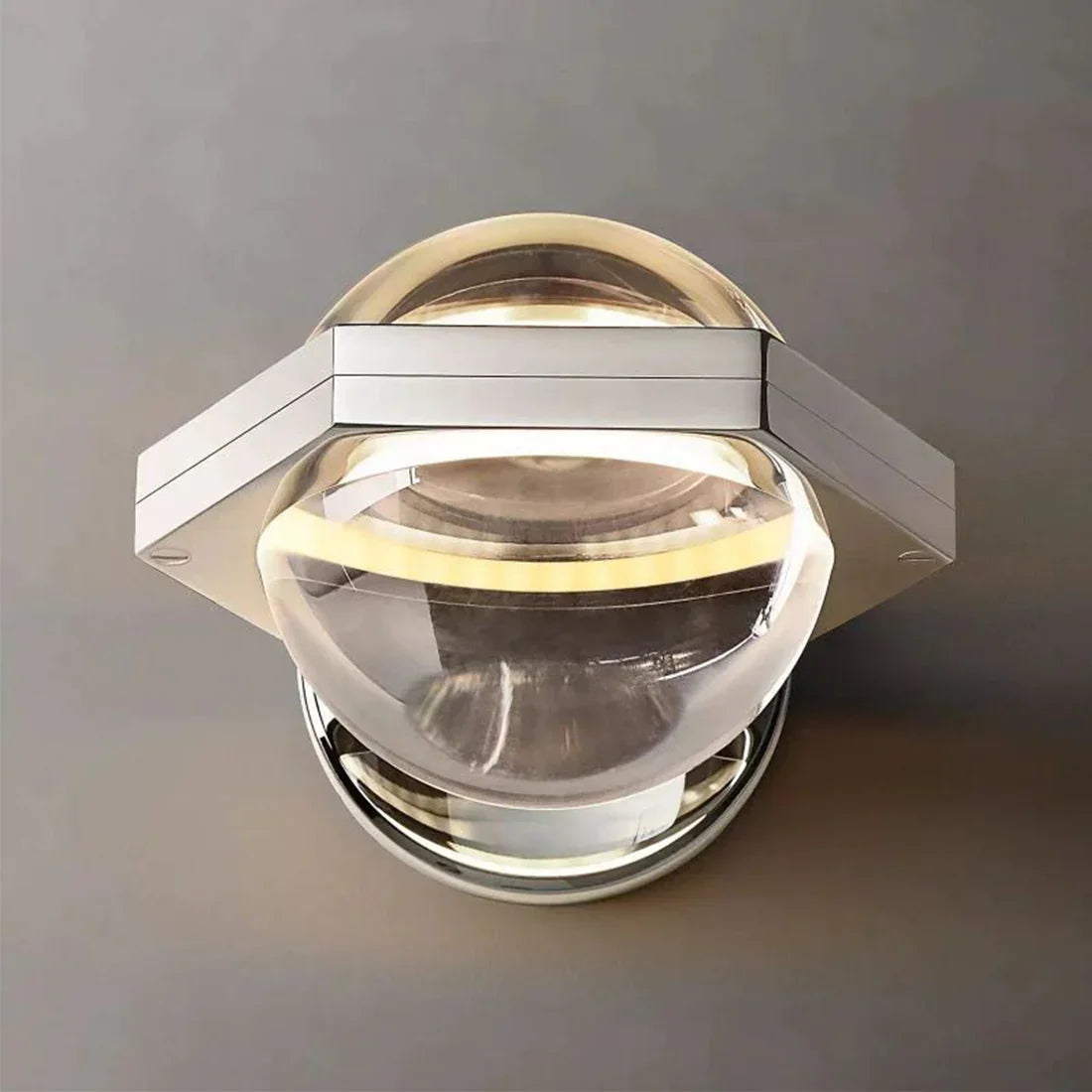 Genius LED Crystal Orb Wall Sconce