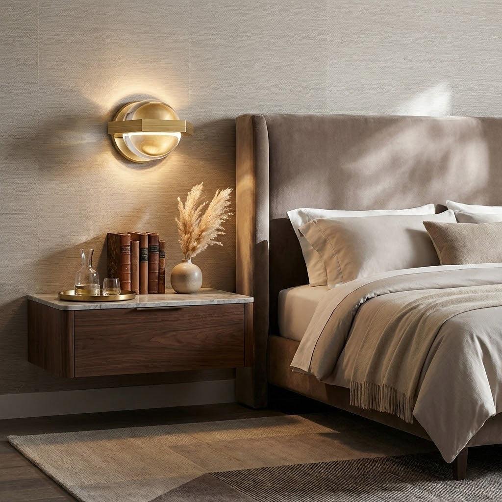 Genius LED Crystal Orb Wall Sconce