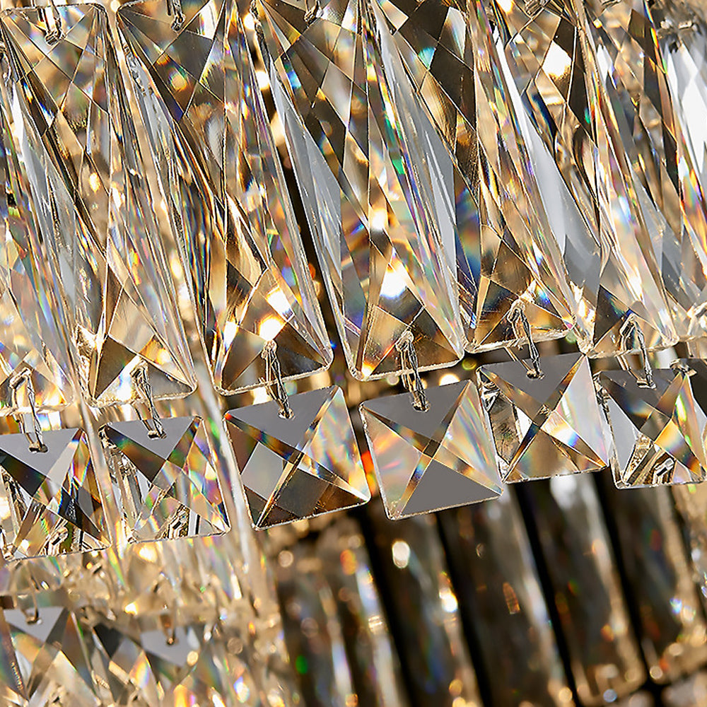 Modern Floral K9 Crystal Chandelier