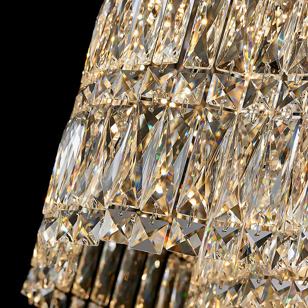 Modern Floral K9 Crystal Chandelier