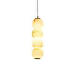 Pearl Alabaster Round Pendant Light