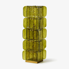 Stacked Glass Floor Lamp