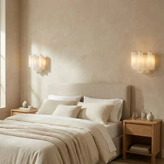 Star-shaped glass tube wall lamp