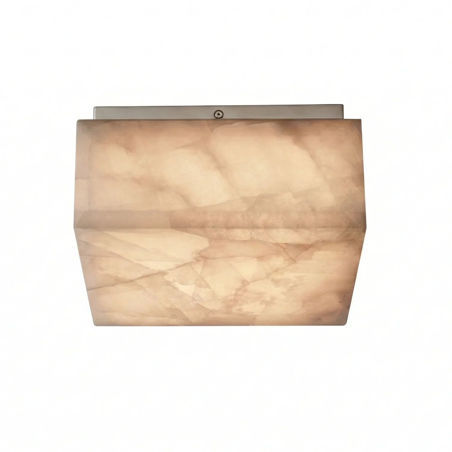 Alabaster Riviera Square Ceiling  Lamp