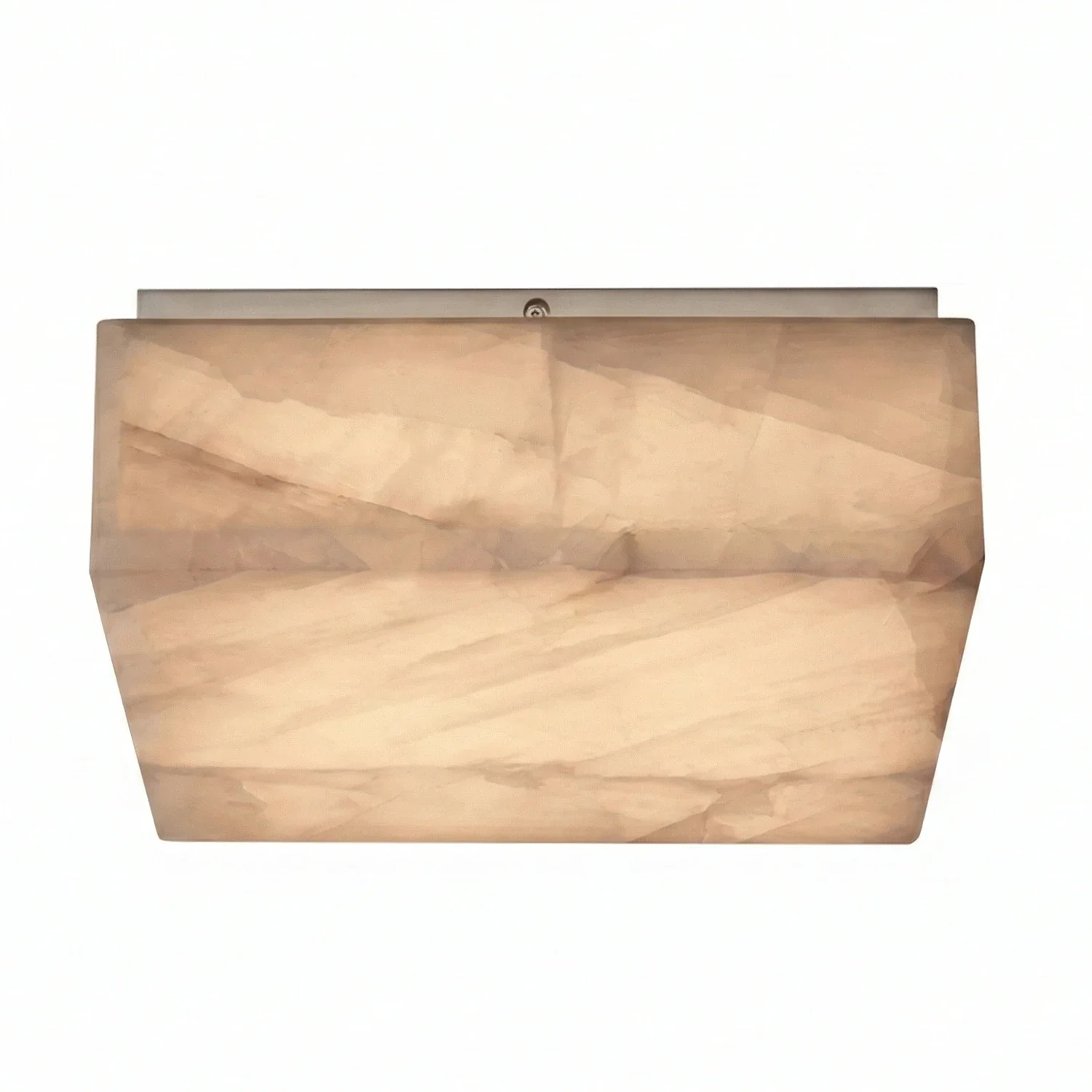 Alabaster Riviera Square Ceiling  Lamp
