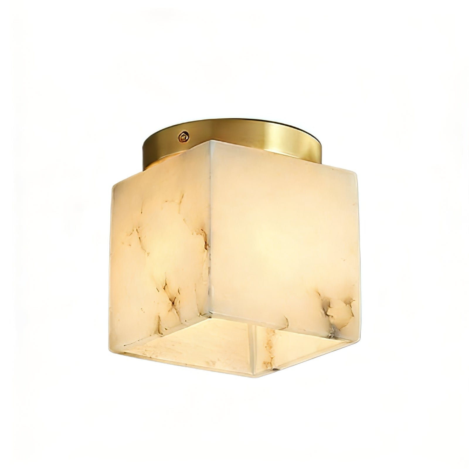 Alabaster Square Ceiling Light
