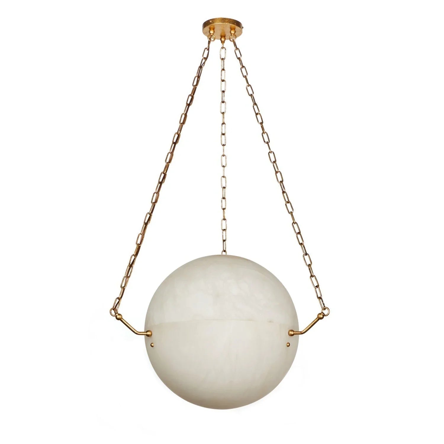 Aurelia Alabaster Sphere Suspension Pendant