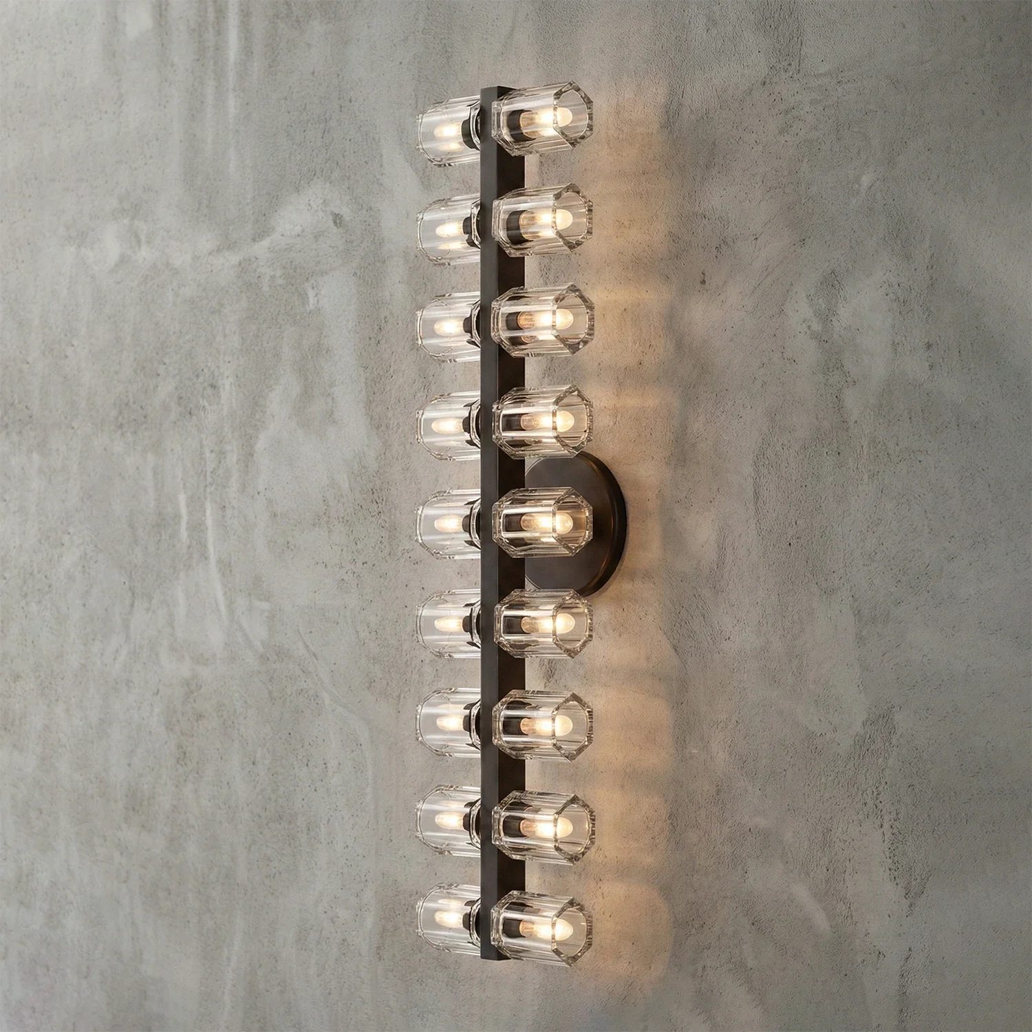 Aurora Glass Cup Sconce