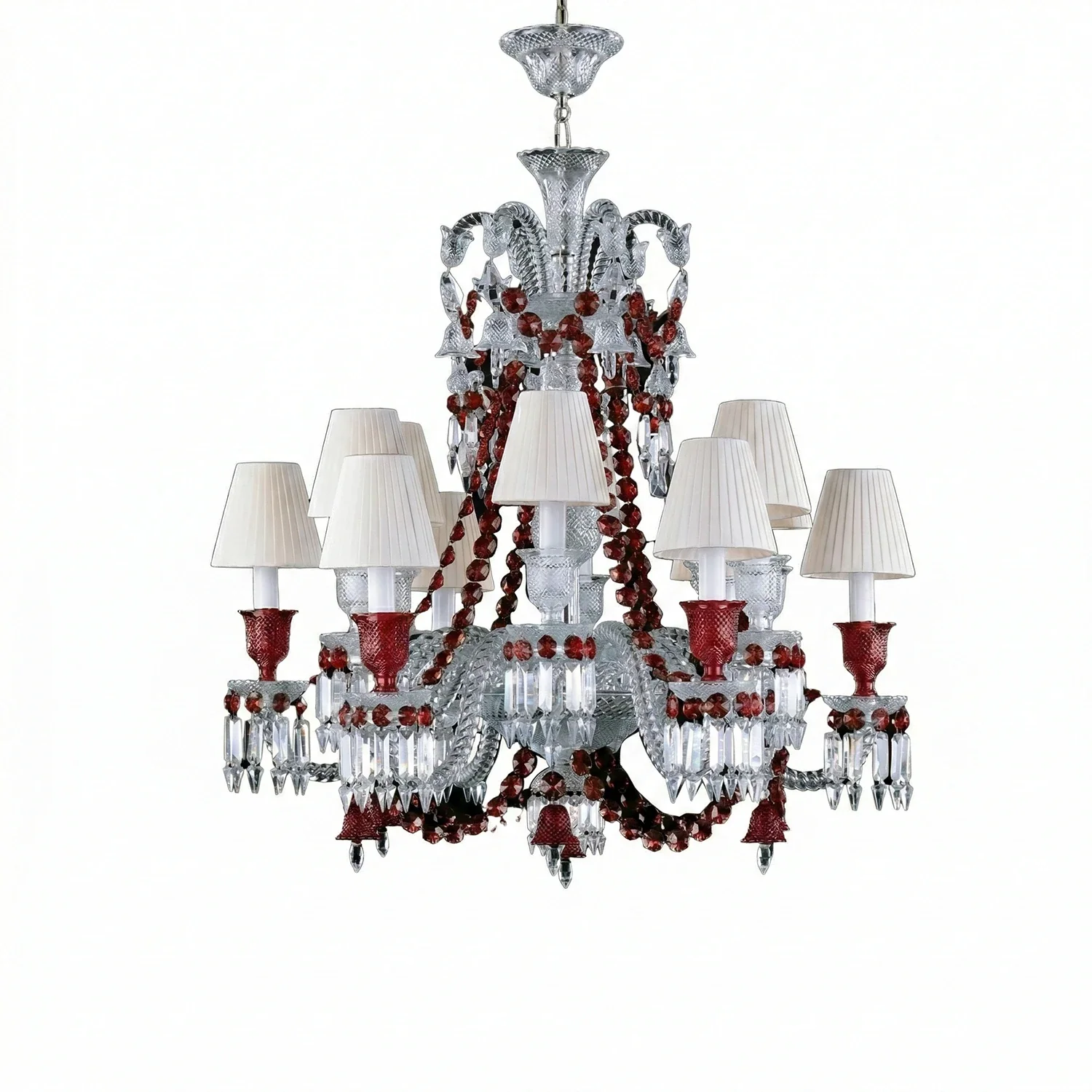 Brilliant Starry Crystal RED Chandelier
