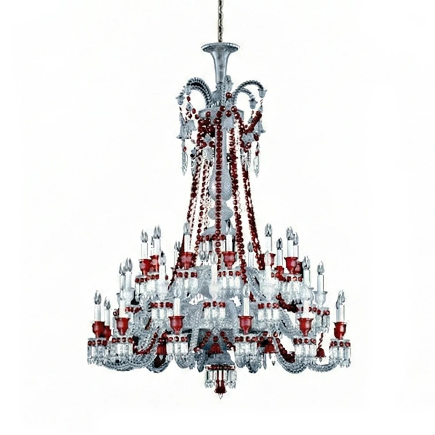 Brilliant Starry Crystal RED Chandelier