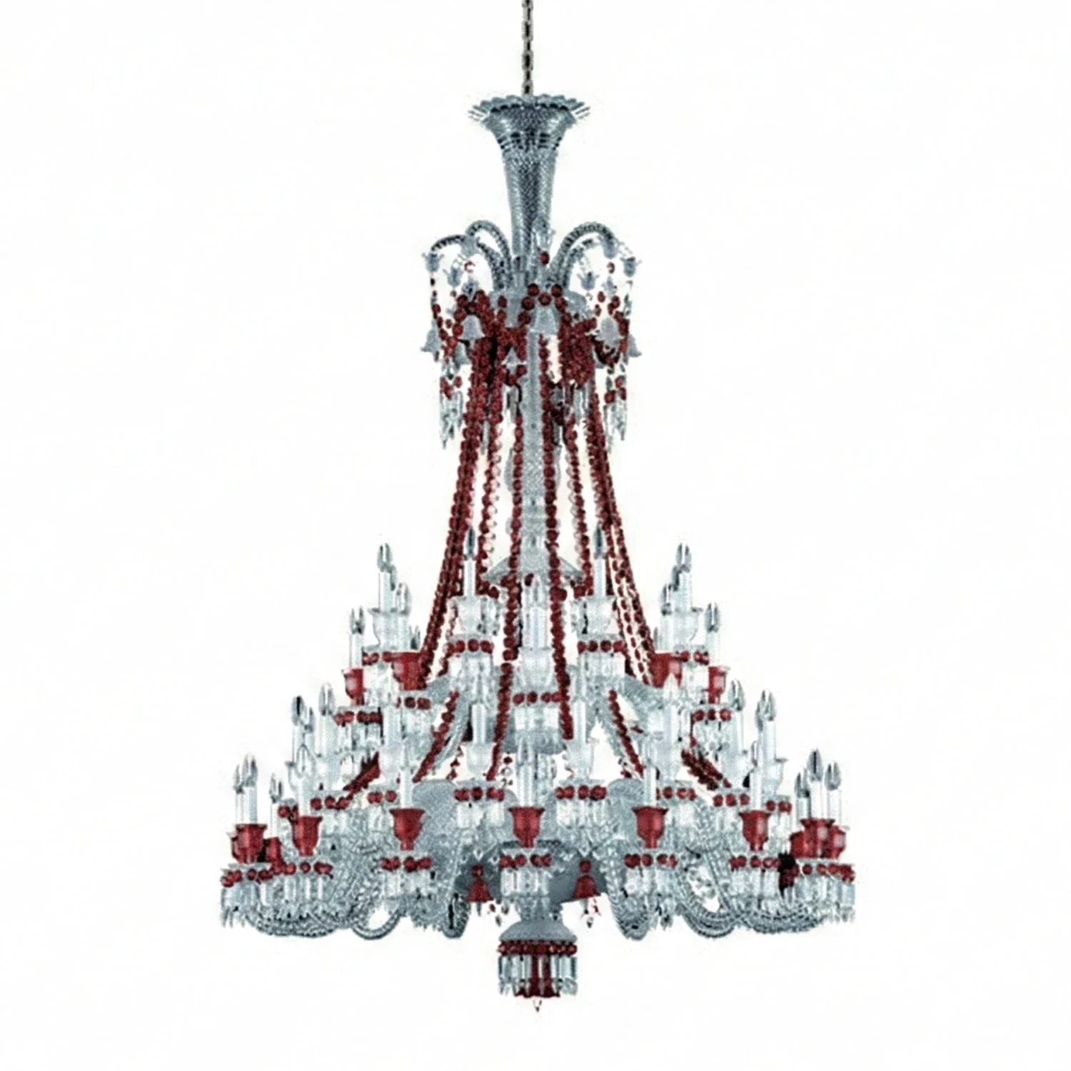 Brilliant Starry Crystal RED Chandelier