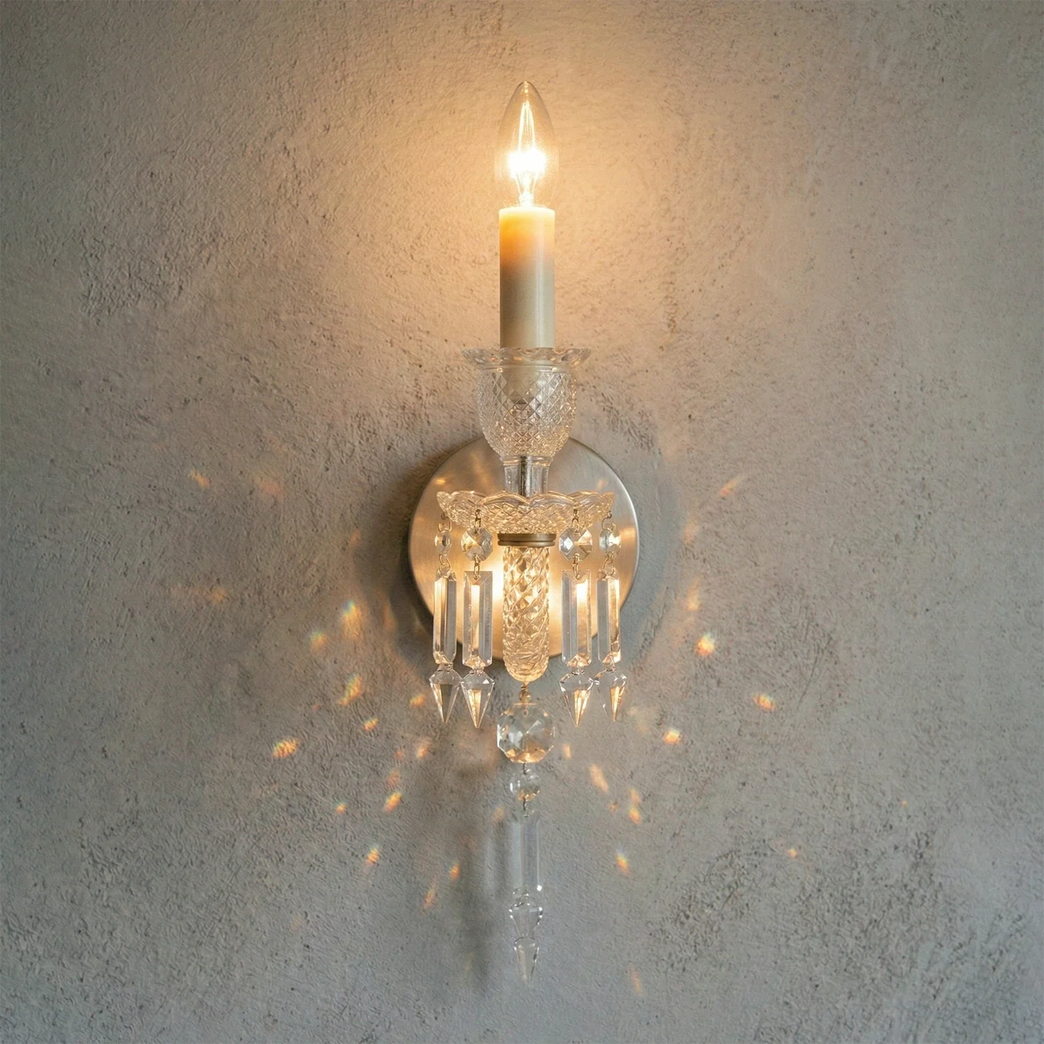 Caelum Apex Crystal Wall Lamp