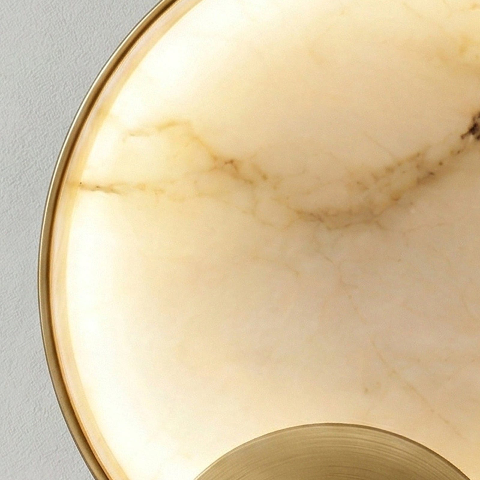 Celestial Jupiter Natural Alabaster Wall Sconce