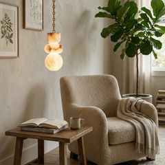 Lykka Alabaster Cluster Chandelier
