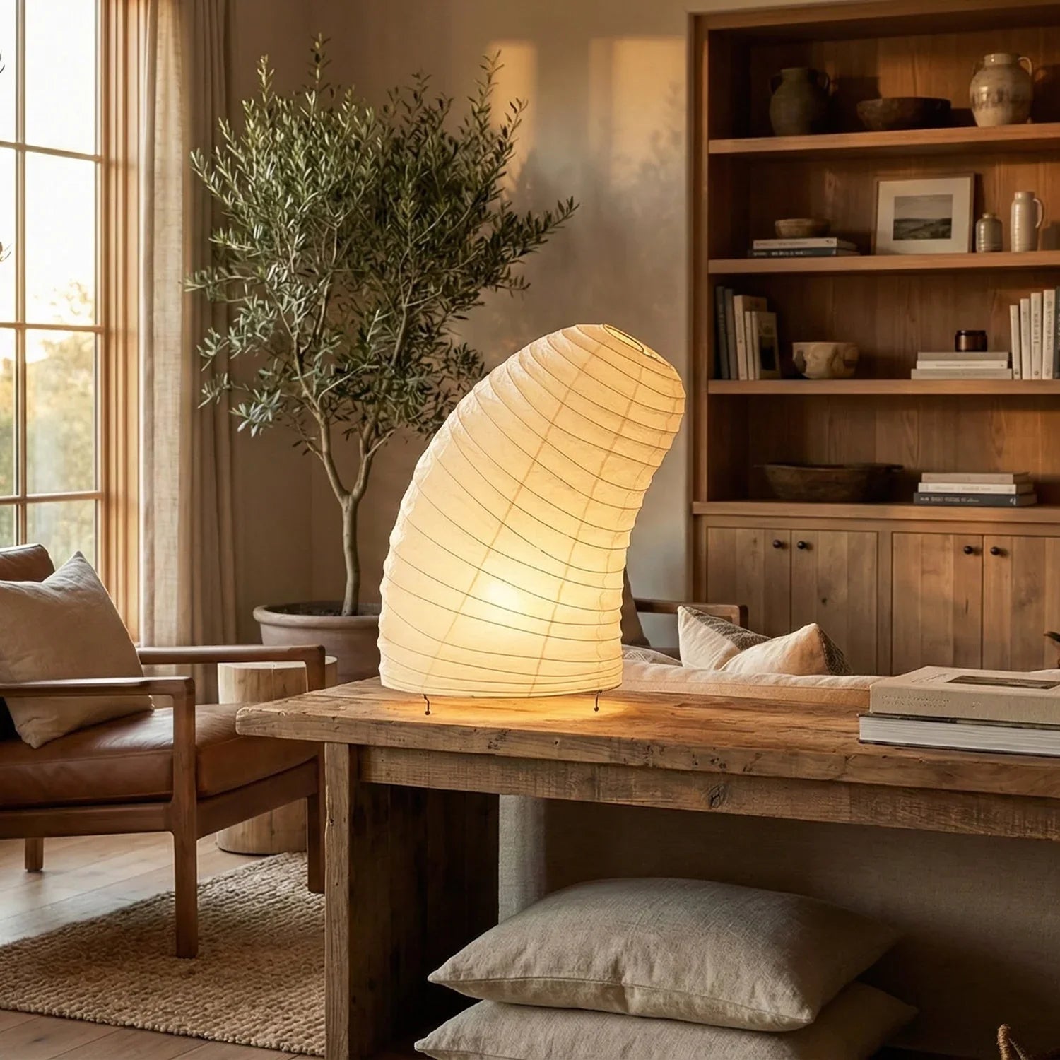 Akari Curved VB-13T Table Lamp