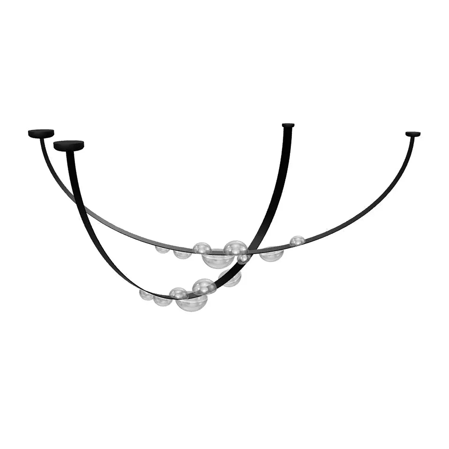 Dew Aura Leather-Strap Glass Pendant