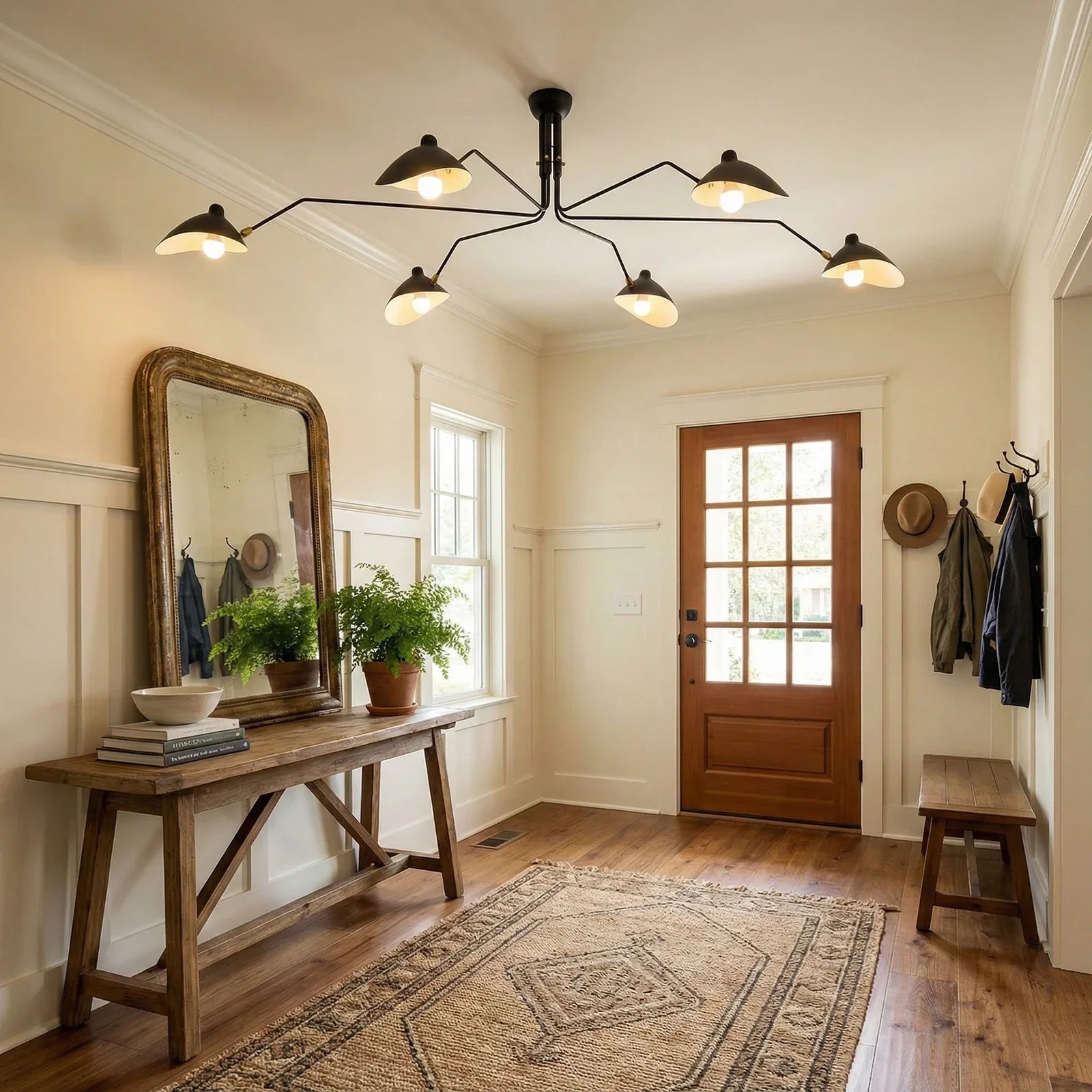 Duckbill Shaped Spider Ceiling Light