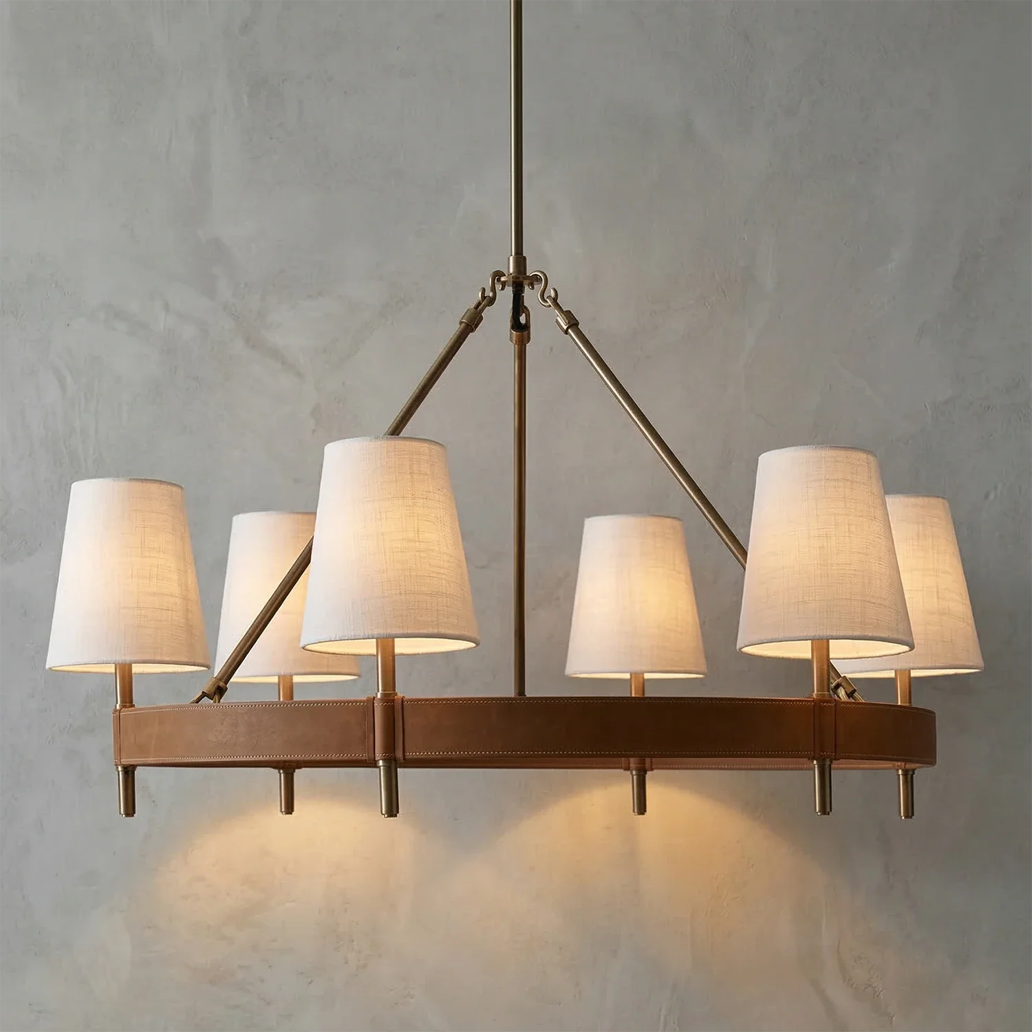 Hastings Leather Chandelier