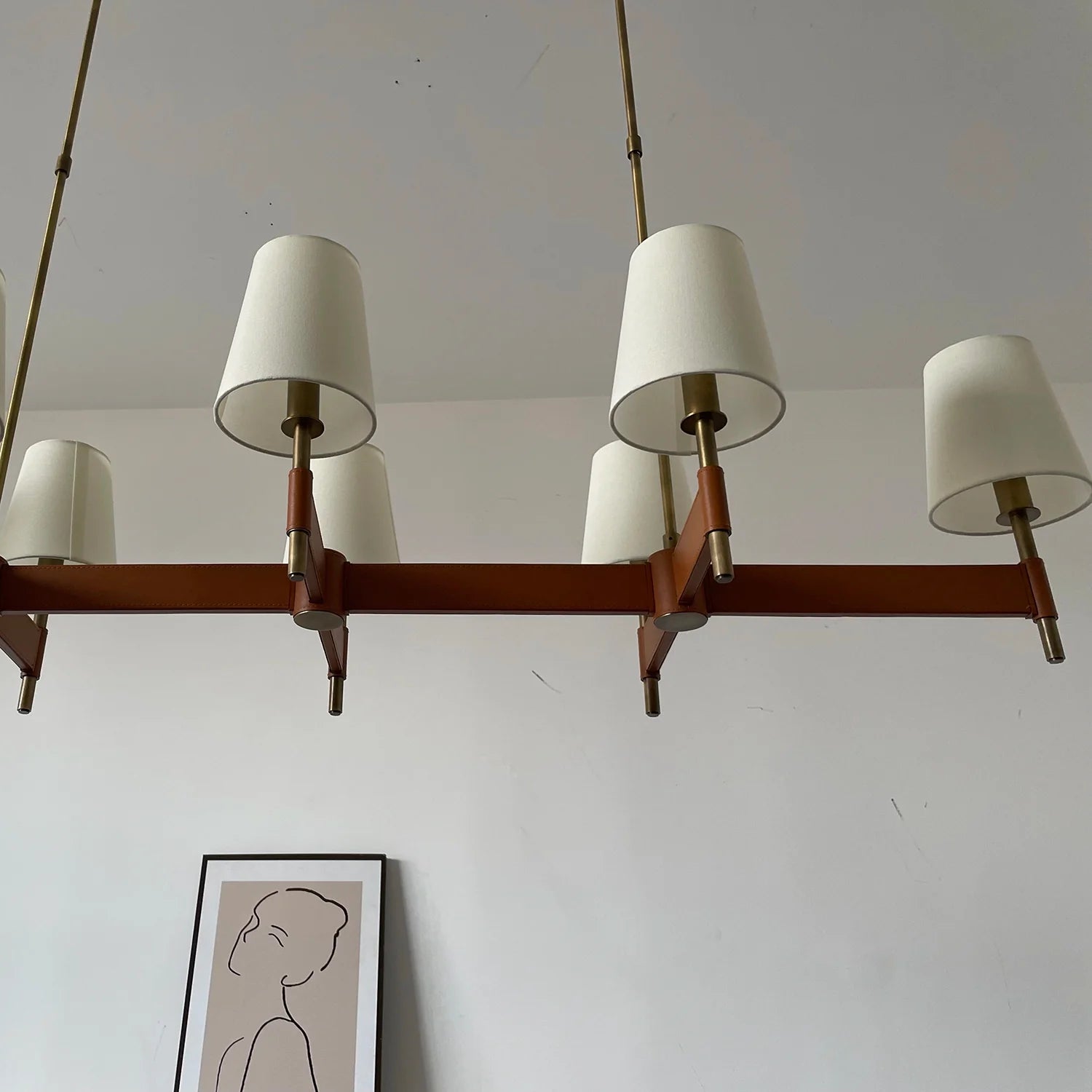 Hastings Leather Chandelier