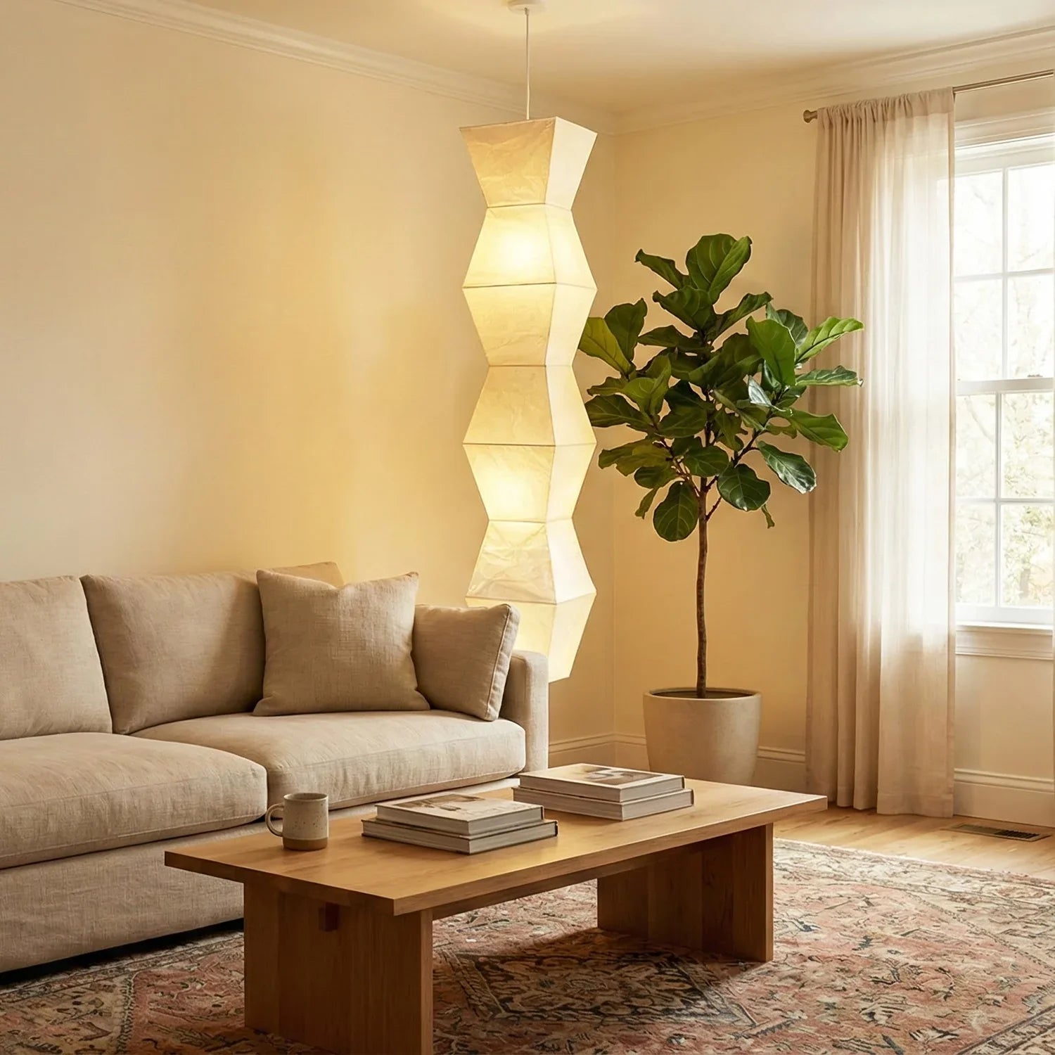 Akari Hourglass L7 Pendant Light