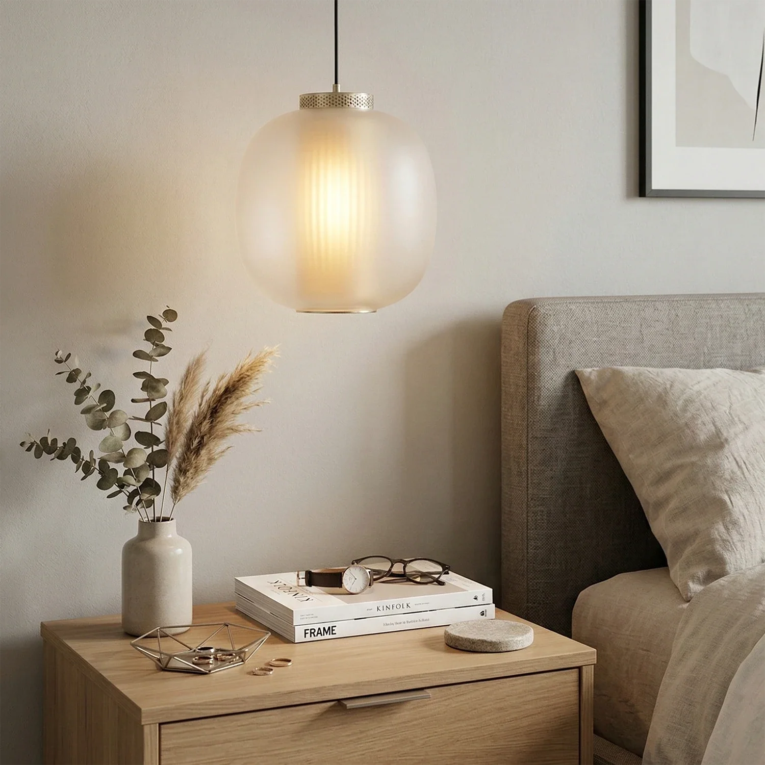 Bloom Frosted Glass Pendant Light